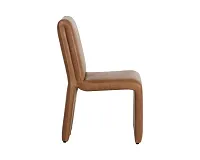 Heron Brown Lthr/vinyl Upholstered Side Chair