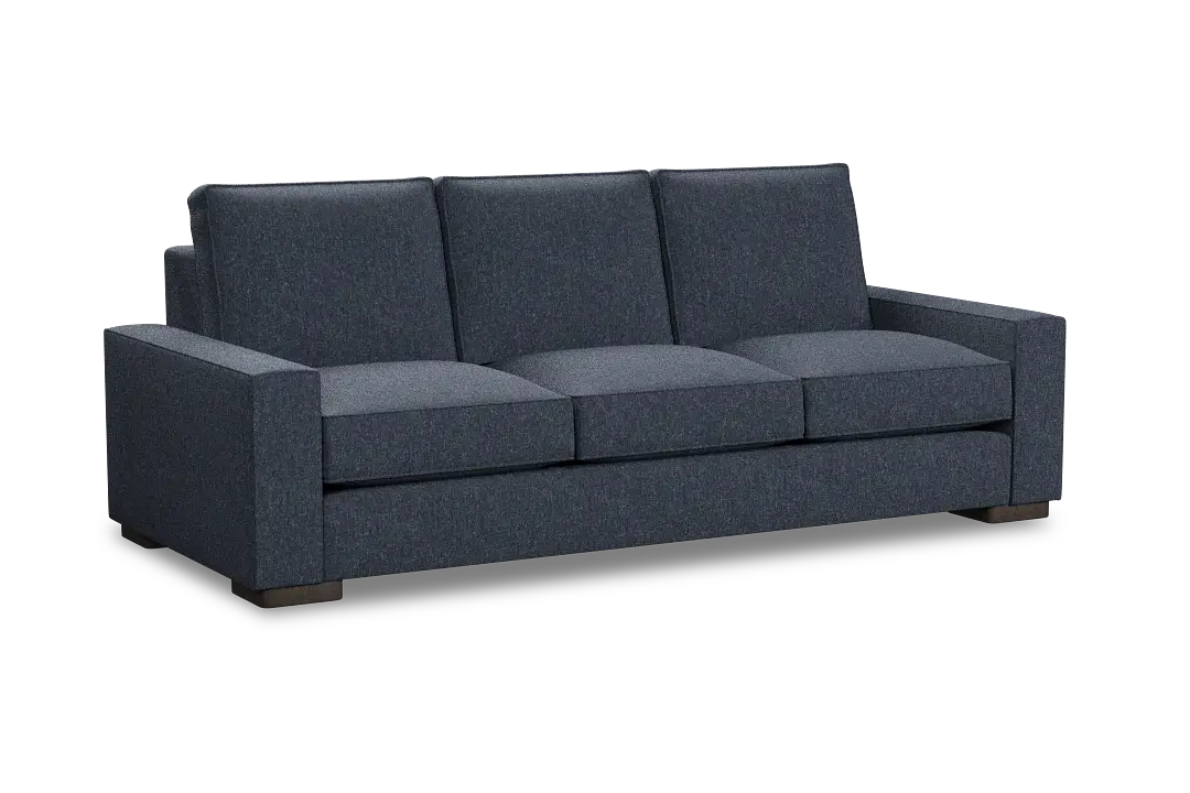 Edgewater Maguire Blue 96" Sofa W/ 3 Cushions Edgewater Maguire Blue 96" Sofa W/ 3 Cushions