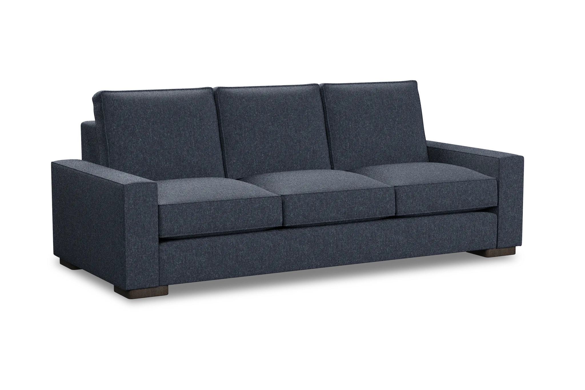 Edgewater Maguire Blue 96" Sofa W/ 3 Cushions