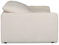 Drift Light Beige Fabric Power Reclining Console Loveseat