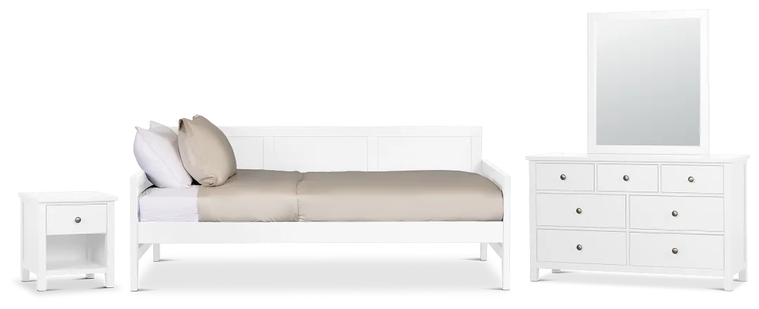 Charleston White Daybed Bedroom