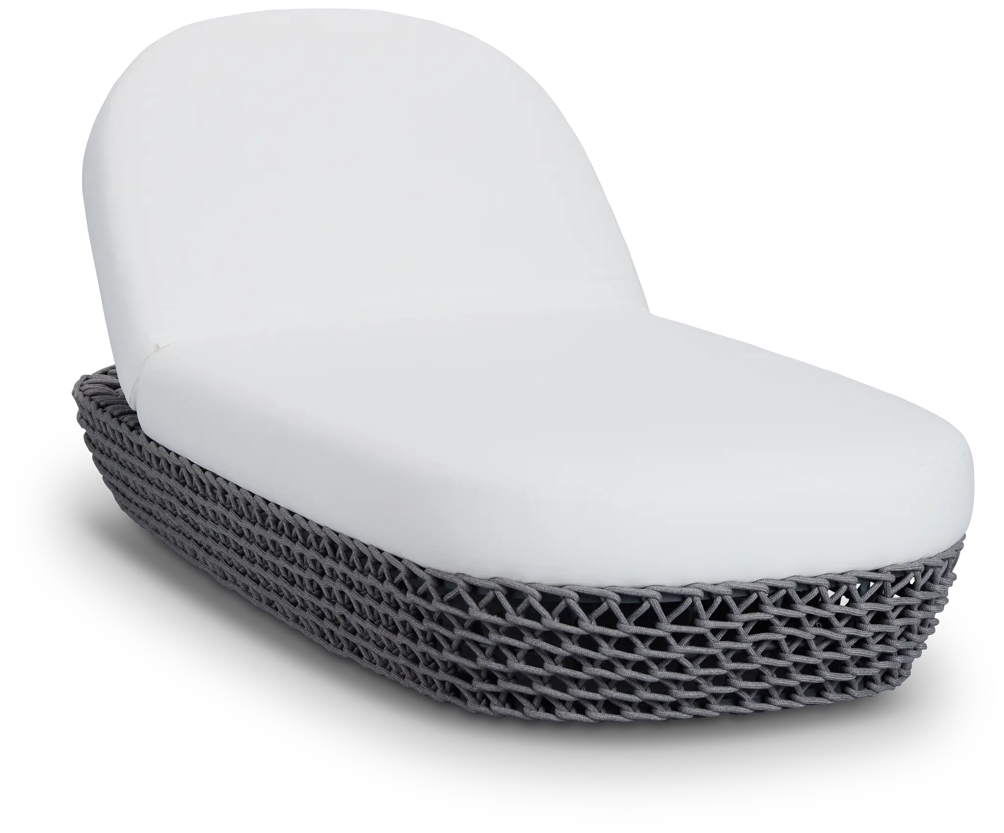 Fiji White Rope Chaise Fiji White Rope Chaise