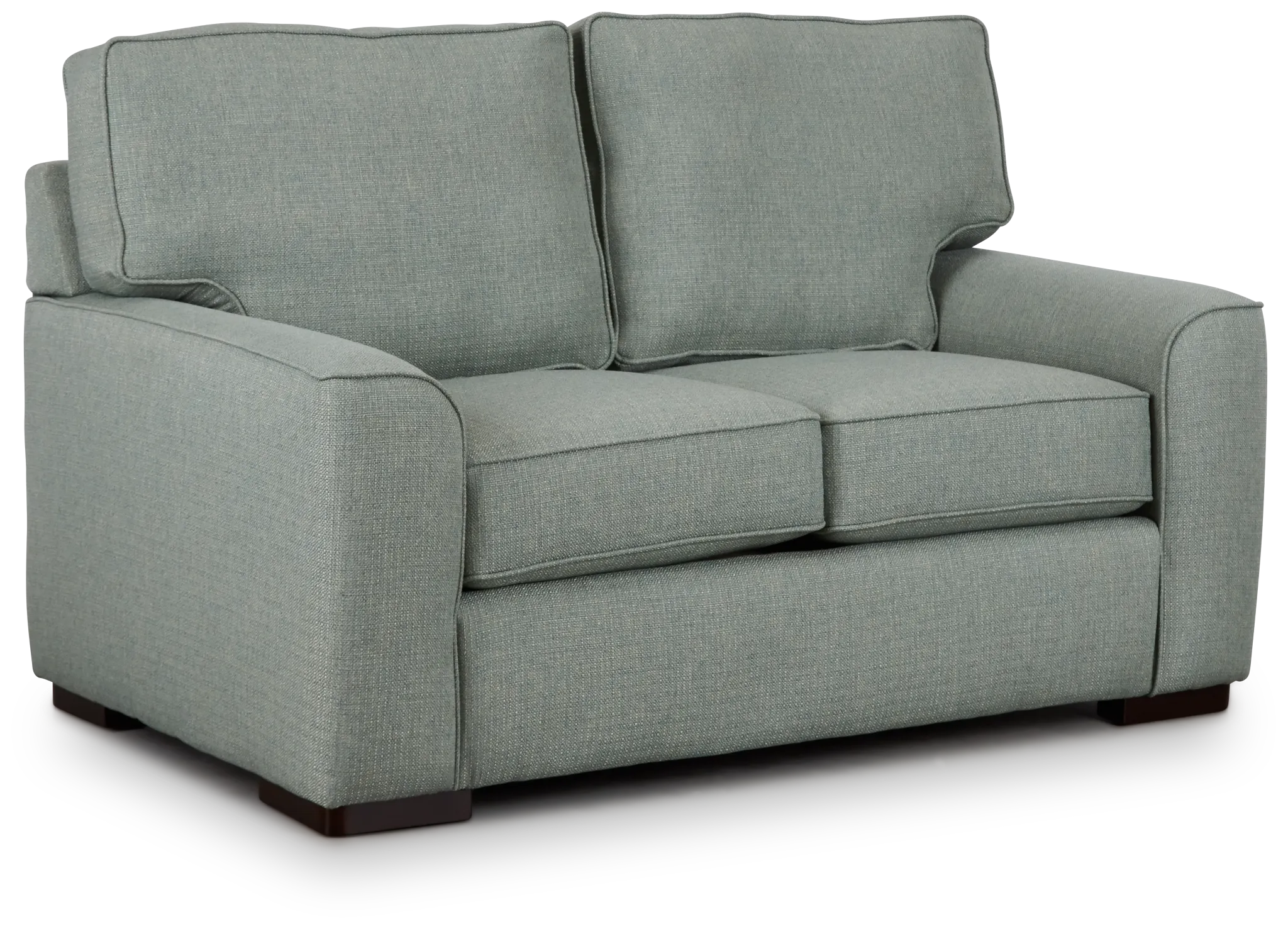 Austin Green Fabric Loveseat