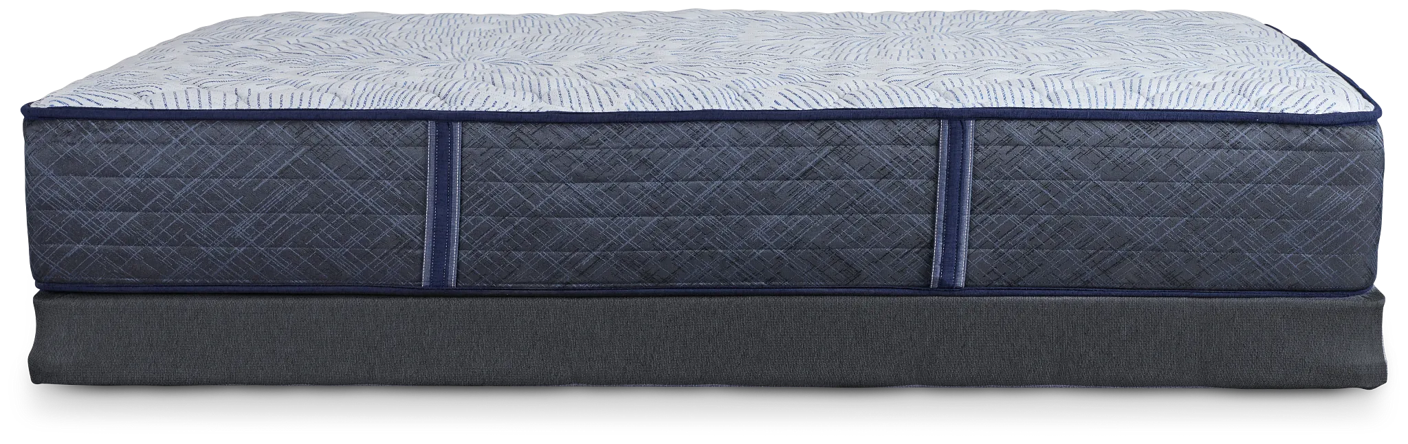 Serta Perfect Sleeper Blue Lagoon Nights Firm Low-profile Mattress Set