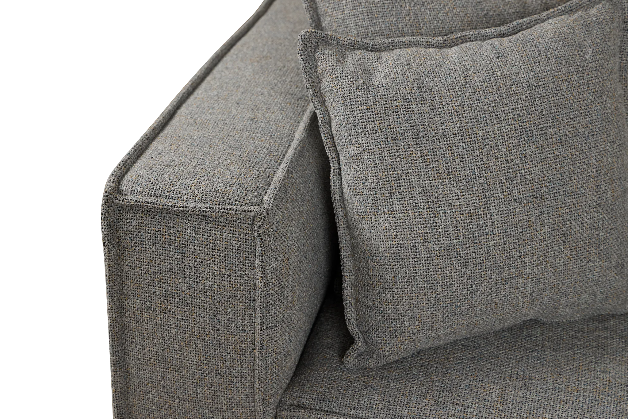 Tatum Gray Fabric 5-piece Modular Sectional