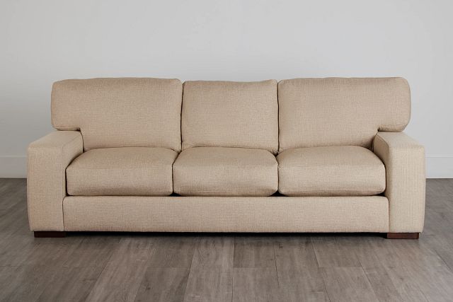 Veronica 104" Khaki Down Sofa