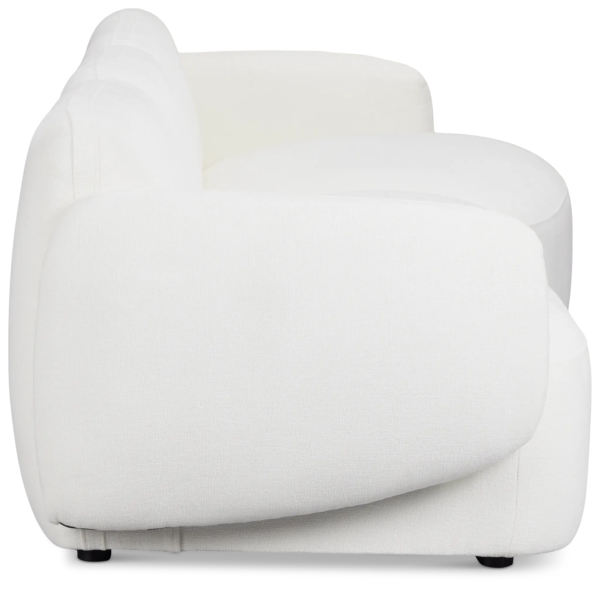 Halsey White Fabric Small Right Cuddler Sectional Halsey White Fabric Small Right Cuddler Sectional