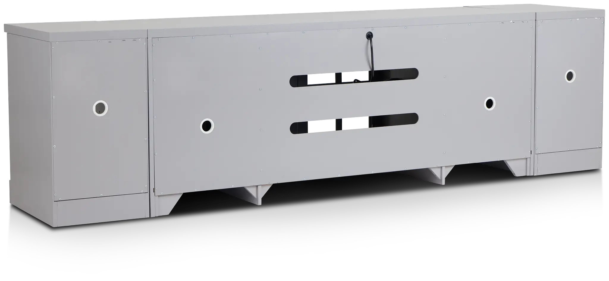 Newport Gray 108" Tv Stand Newport Gray 108" Tv Stand