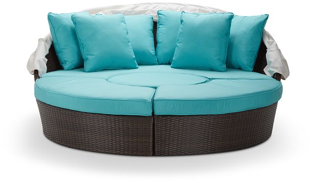 Fina Dark Teal Canopy Daybed (8)
