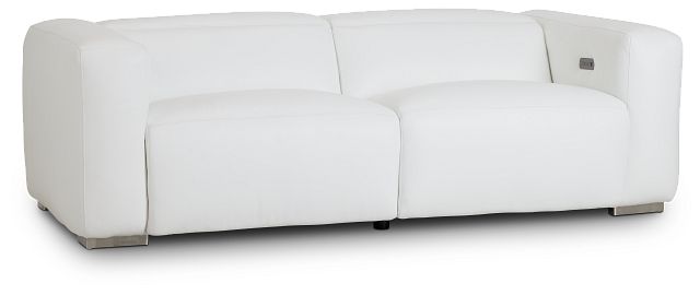 Copa White Leather Power Reclining Sofa (2)