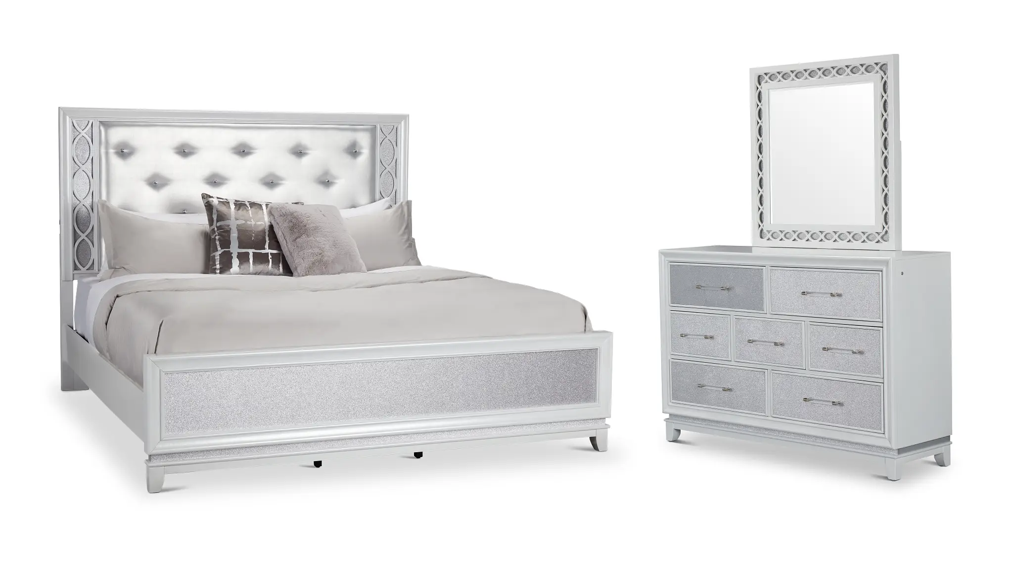 Valentina White Uph Panel Bedroom Valentina White Uph Panel Bedroom