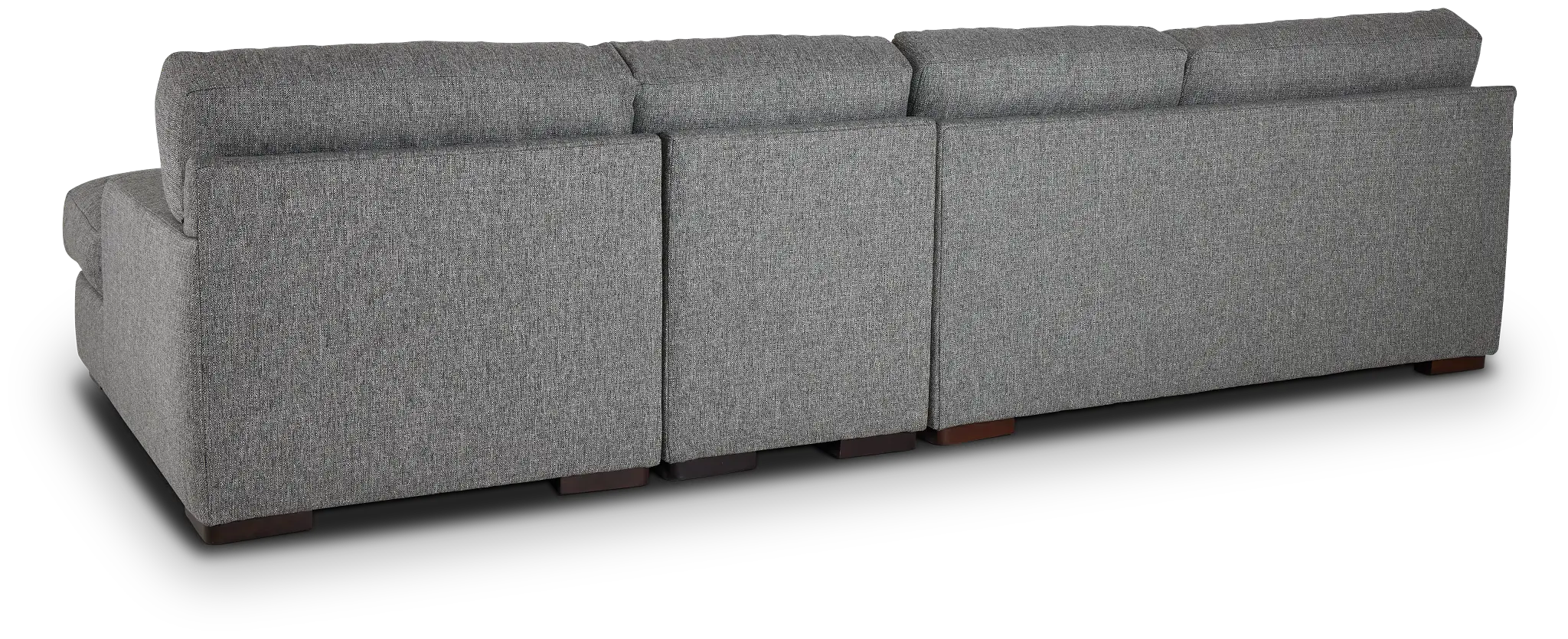 Veronica Dark Gray Down Small Right Chaise Sectional Veronica Dark Gray Down Small Right Chaise Sectional