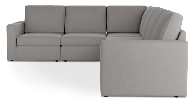 Citymod Light Gray Fabric Medium Two-arm Sectional