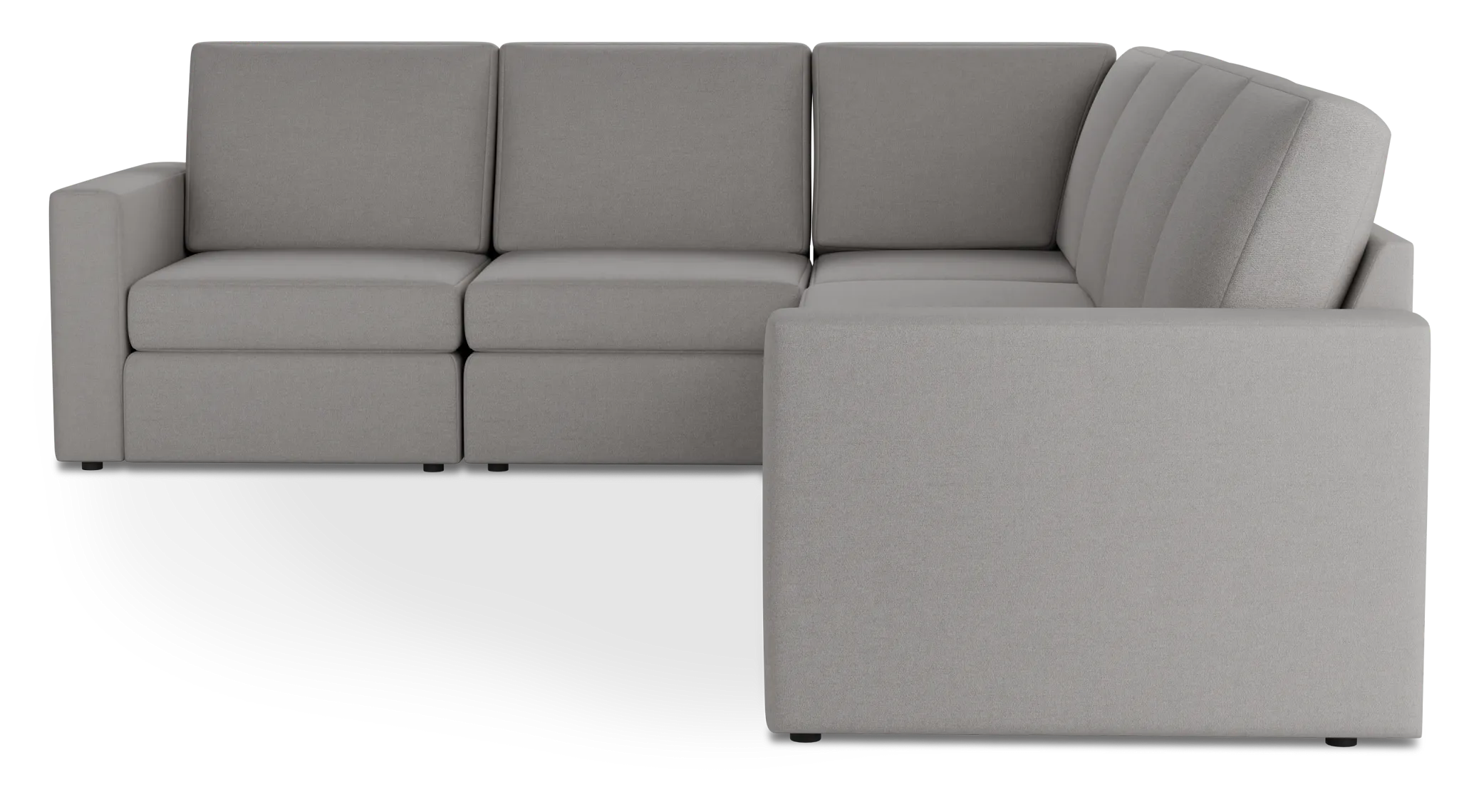 Citymod Light Gray Fabric Medium Two-arm Sectional