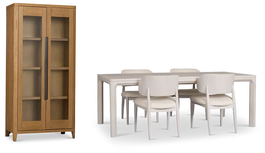 Gables White Rect Dining Room Gables White Rect Dining Room