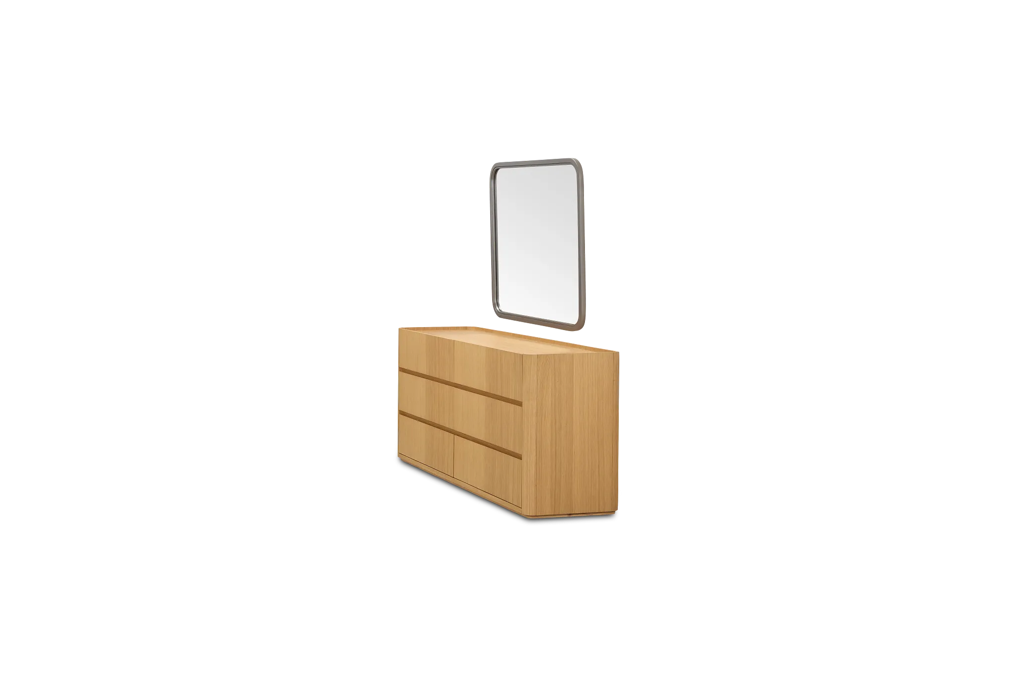 Nomad Light Tone Dresser & Mirror