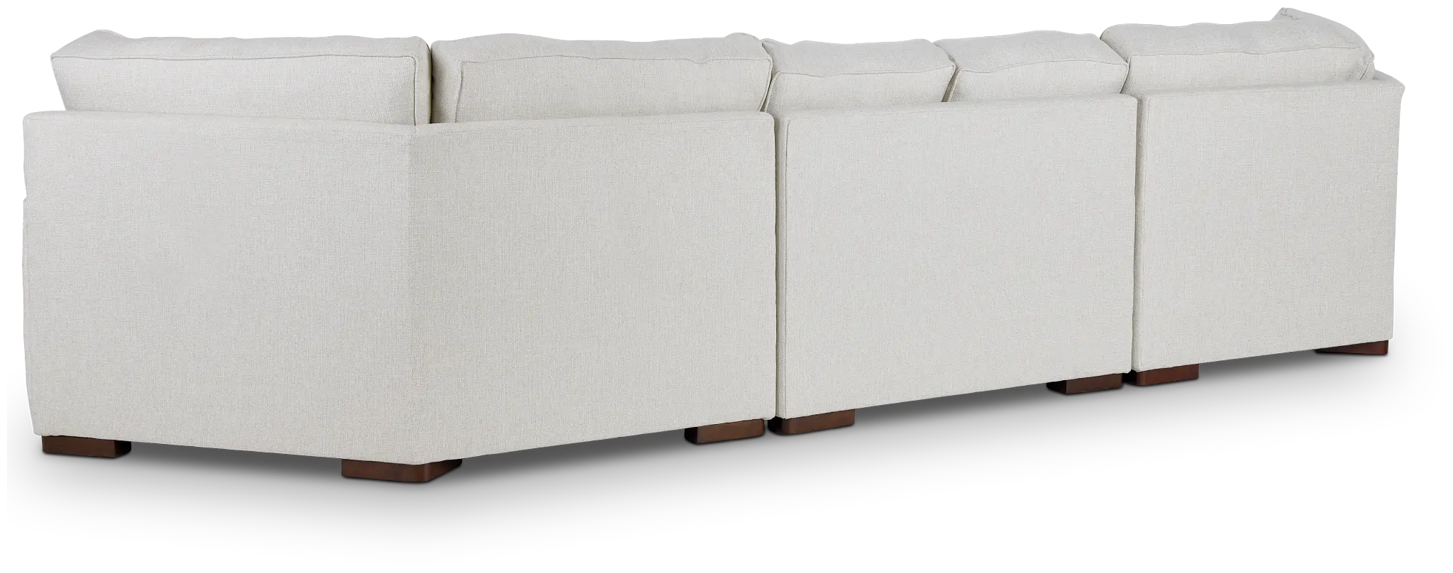 Austin White Fabric Dual Cuddler Sectional Austin White Fabric Dual Cuddler Sectional