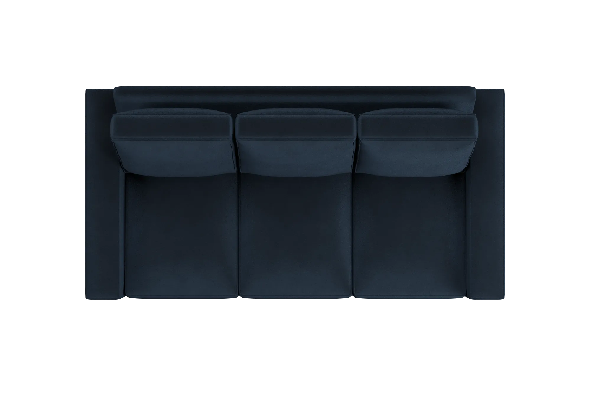 Edgewater Joya Dark Blue 84" Sofa W/ 3 Cushions