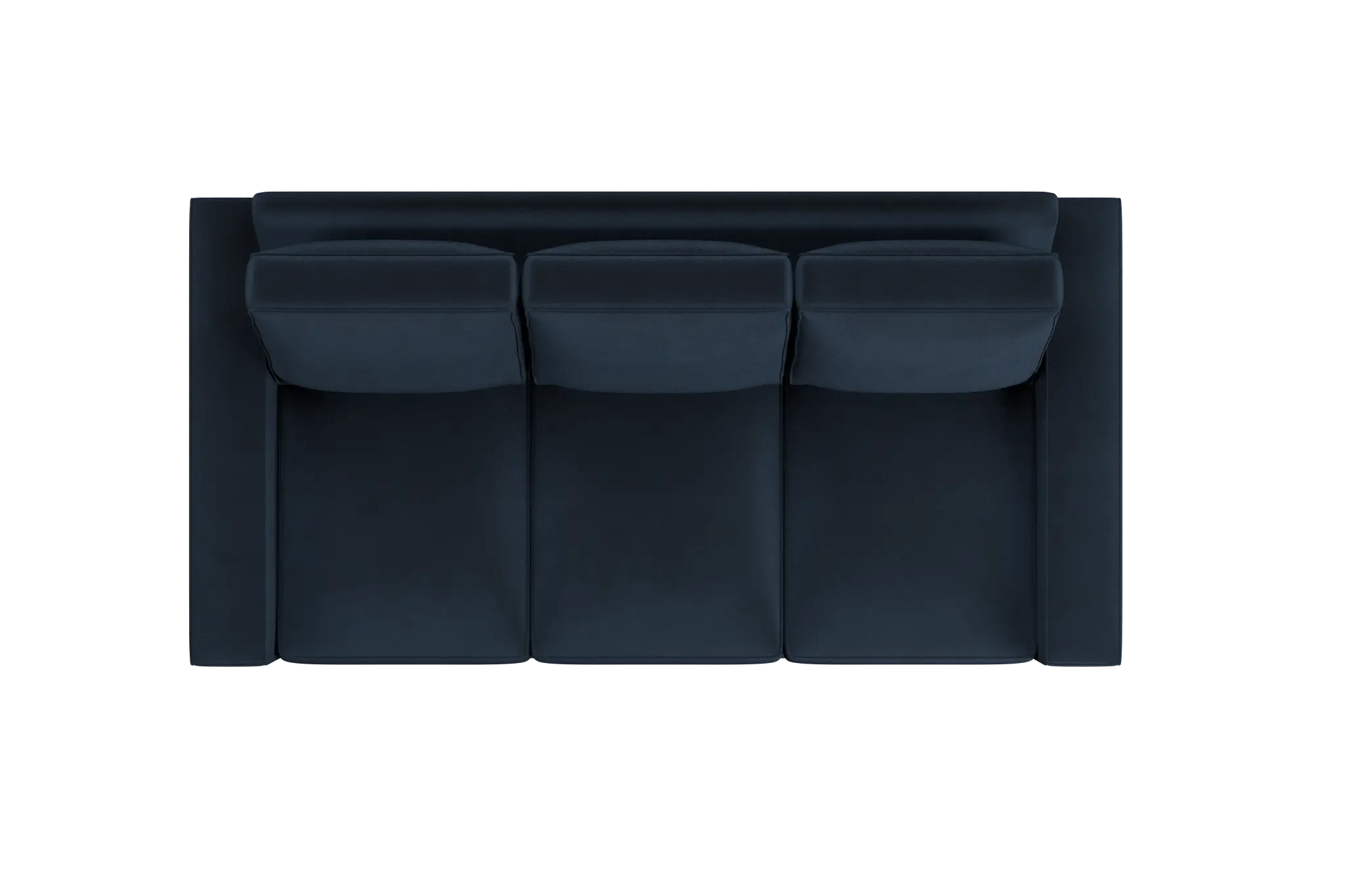 Edgewater Joya Dark Blue 84" Sofa W/ 3 Cushions Edgewater Joya Dark Blue 84" Sofa W/ 3 Cushions