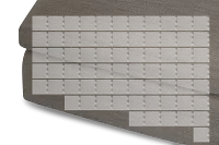Willow Gray Fabric Ottoman