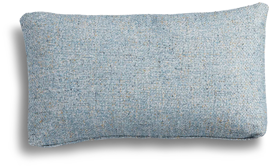 Nova Light Blue Lumbar Accent Pillow