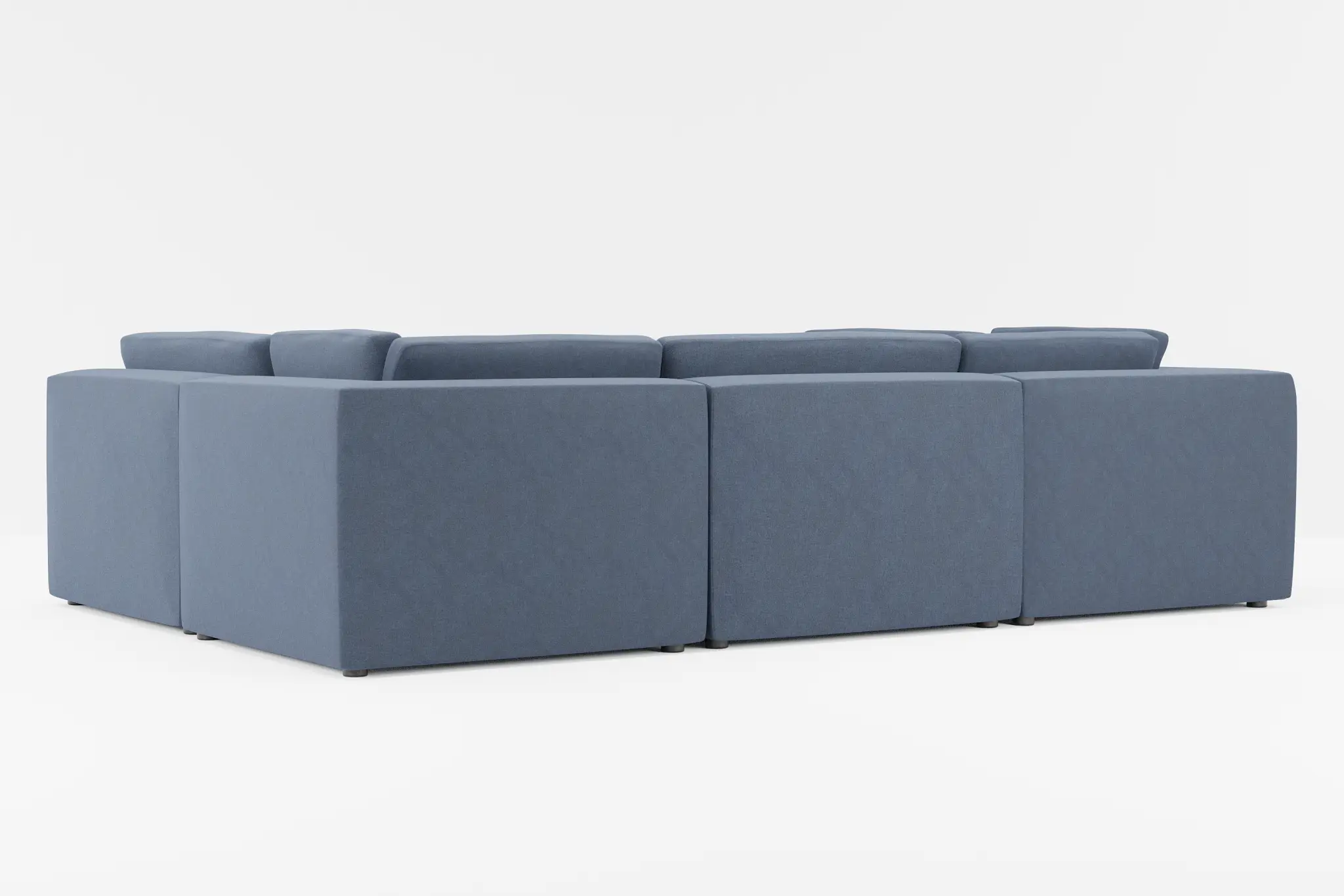 Destin Maguire Blue Fabric 6-piece Pit Sectional Destin Maguire Blue Fabric 6-piece Pit Sectional