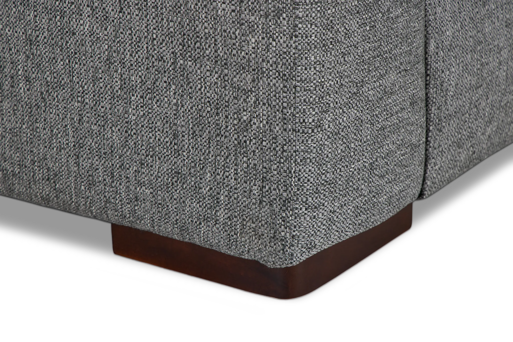 Veronica Dark Gray Down Large Two-arm Sectional