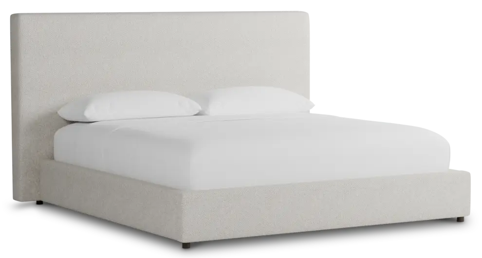 Grayton Gellar Beige 54" Upholstered Platform Bed Grayton Gellar Beige 54" Upholstered Platform Bed