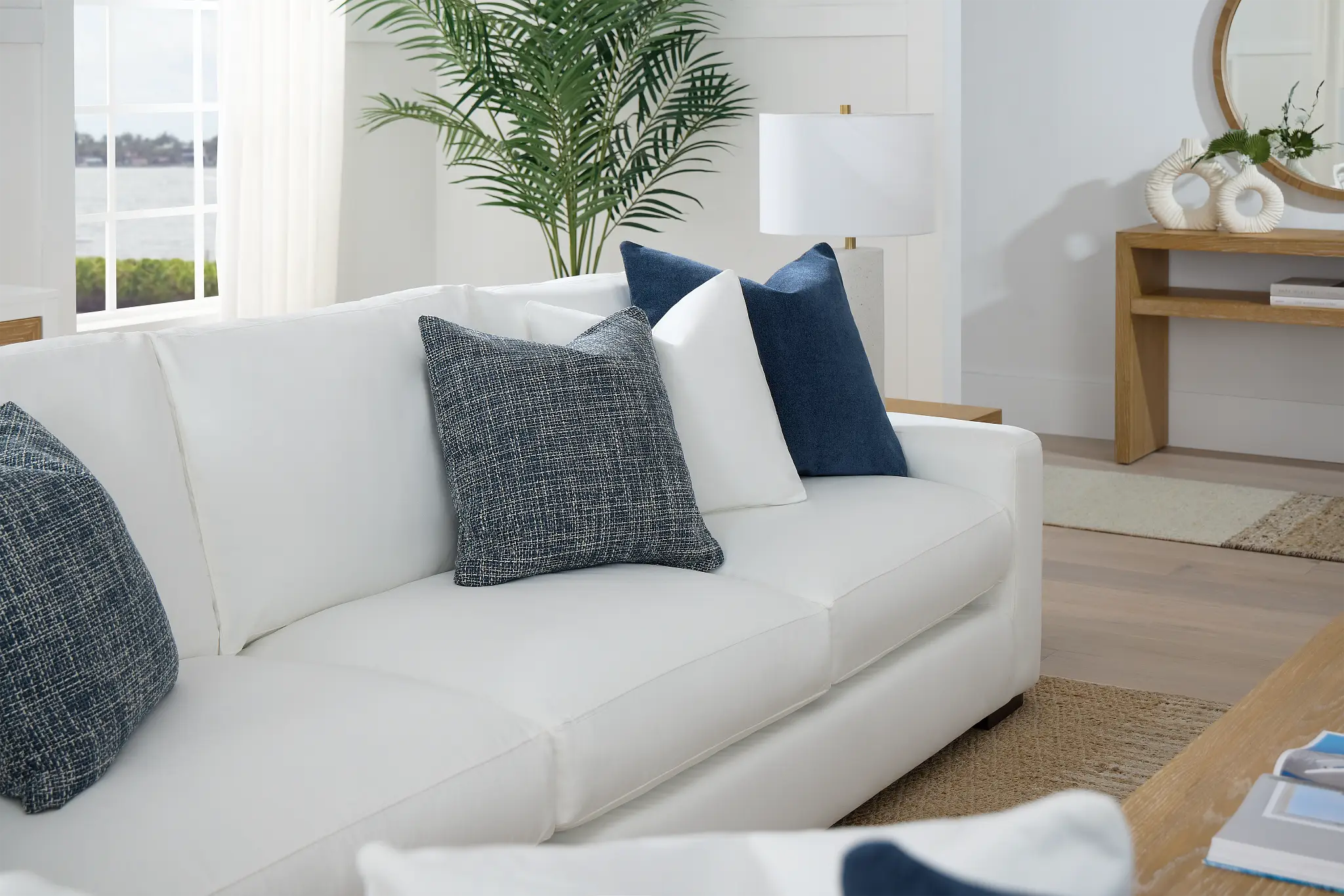 Sutt Dark Blue 22" Accent Pillow Sutt Dark Blue 22" Accent Pillow