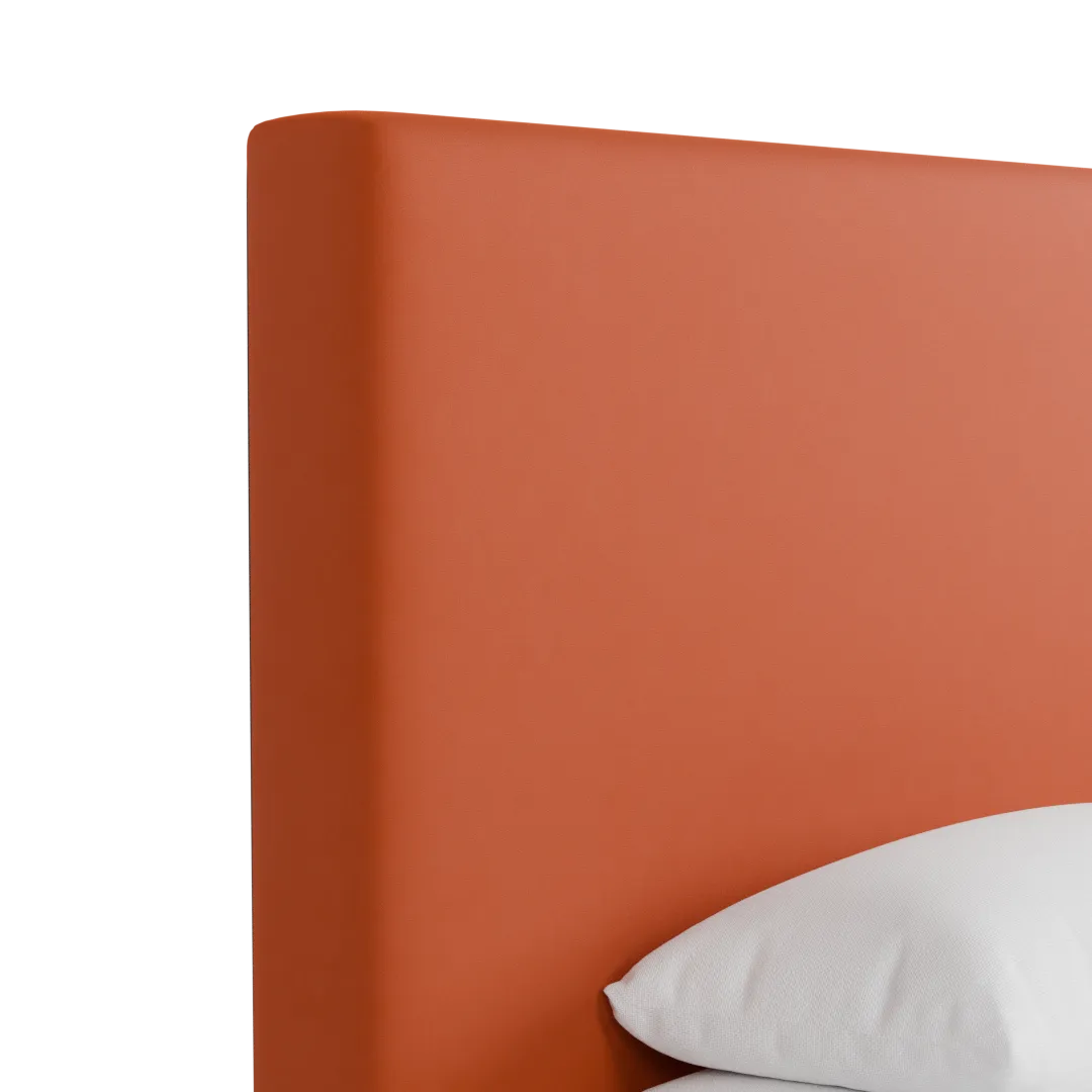 Grayton Joya Orange 54" Upholstered Platform Bed