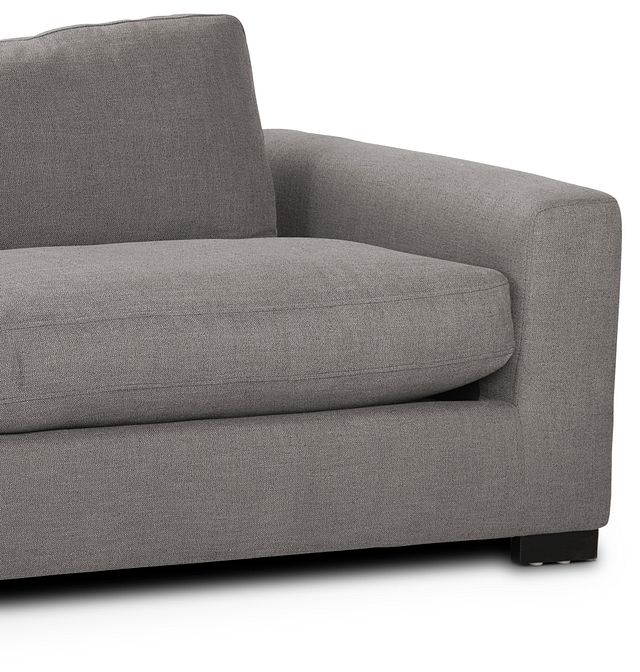 Bohan 103" Dark Gray Fabric Sofa