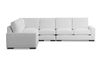 Edgewater Peyton White Medium Two-arm Sectional