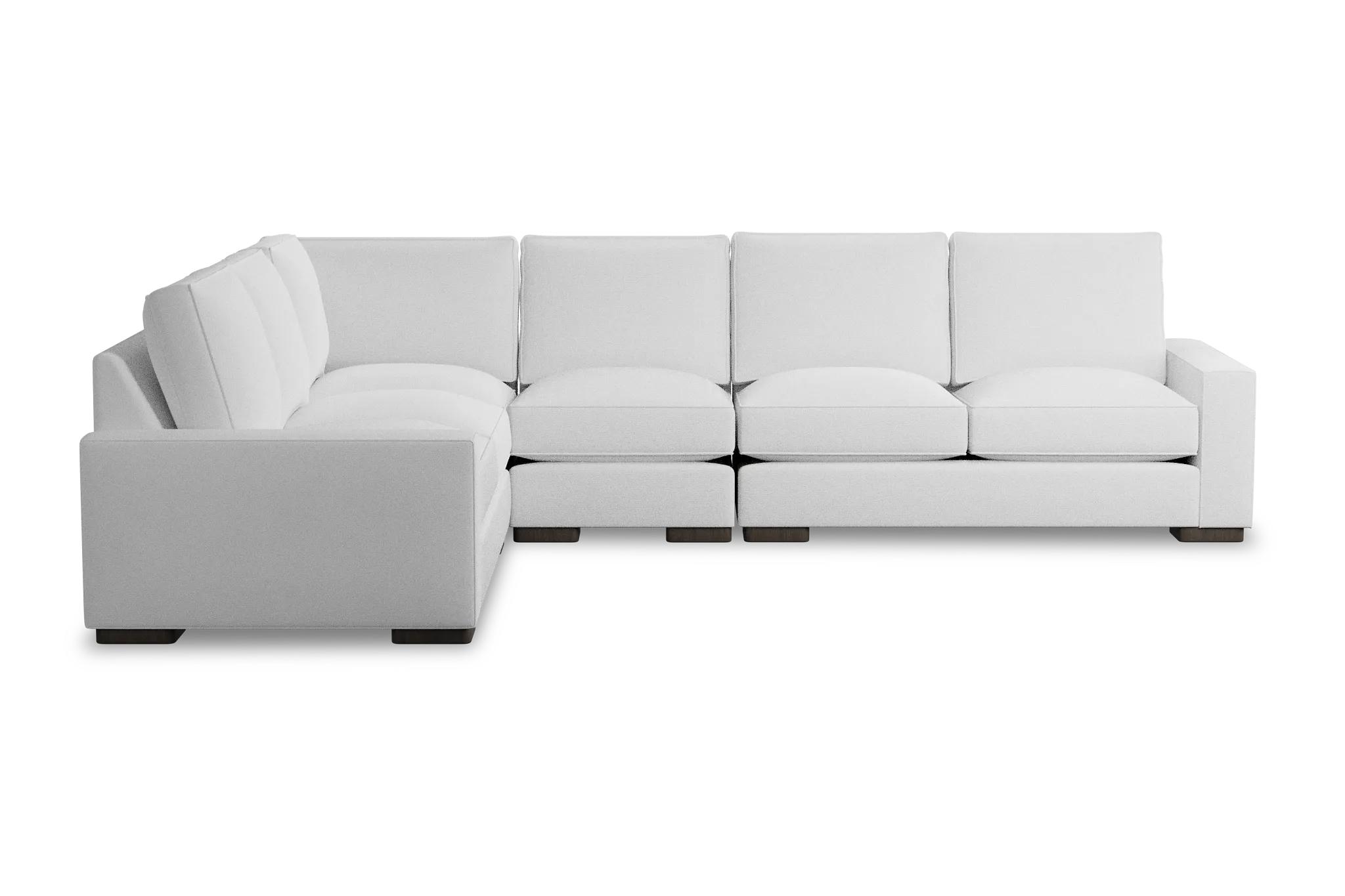 Edgewater Peyton White Medium Two-arm Sectional