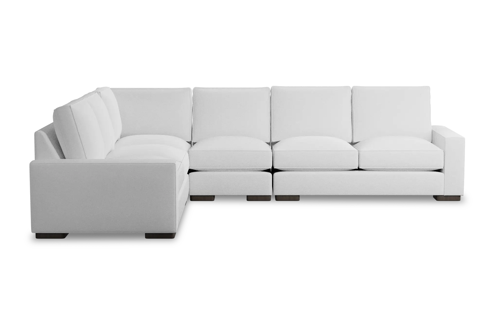 Edgewater Peyton White Medium Two-arm Sectional Edgewater Peyton White Medium Two-arm Sectional