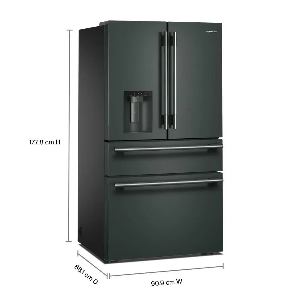 Kitchenaid 436 Series Green French Door Refrigerator Kitchenaid 436 Series Green French Door Refrigerator