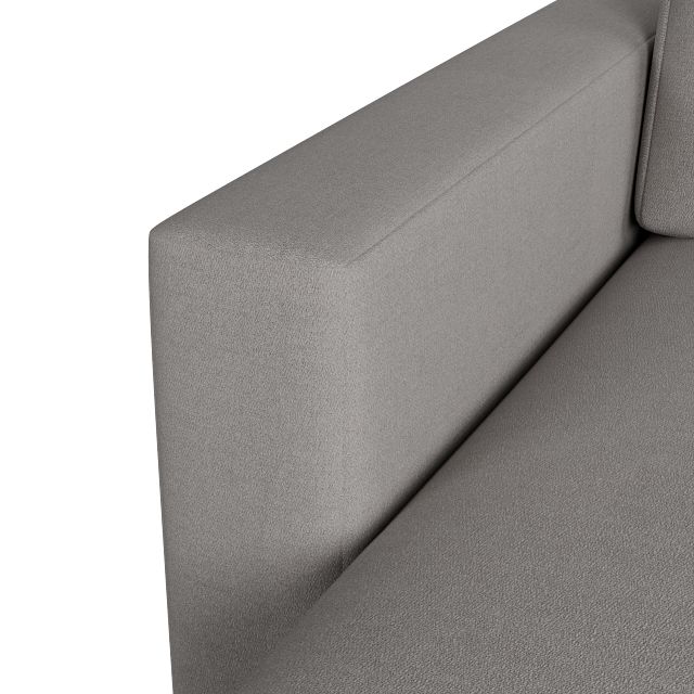 Citymod Light Gray Fabric Small Left Chaise Sectional