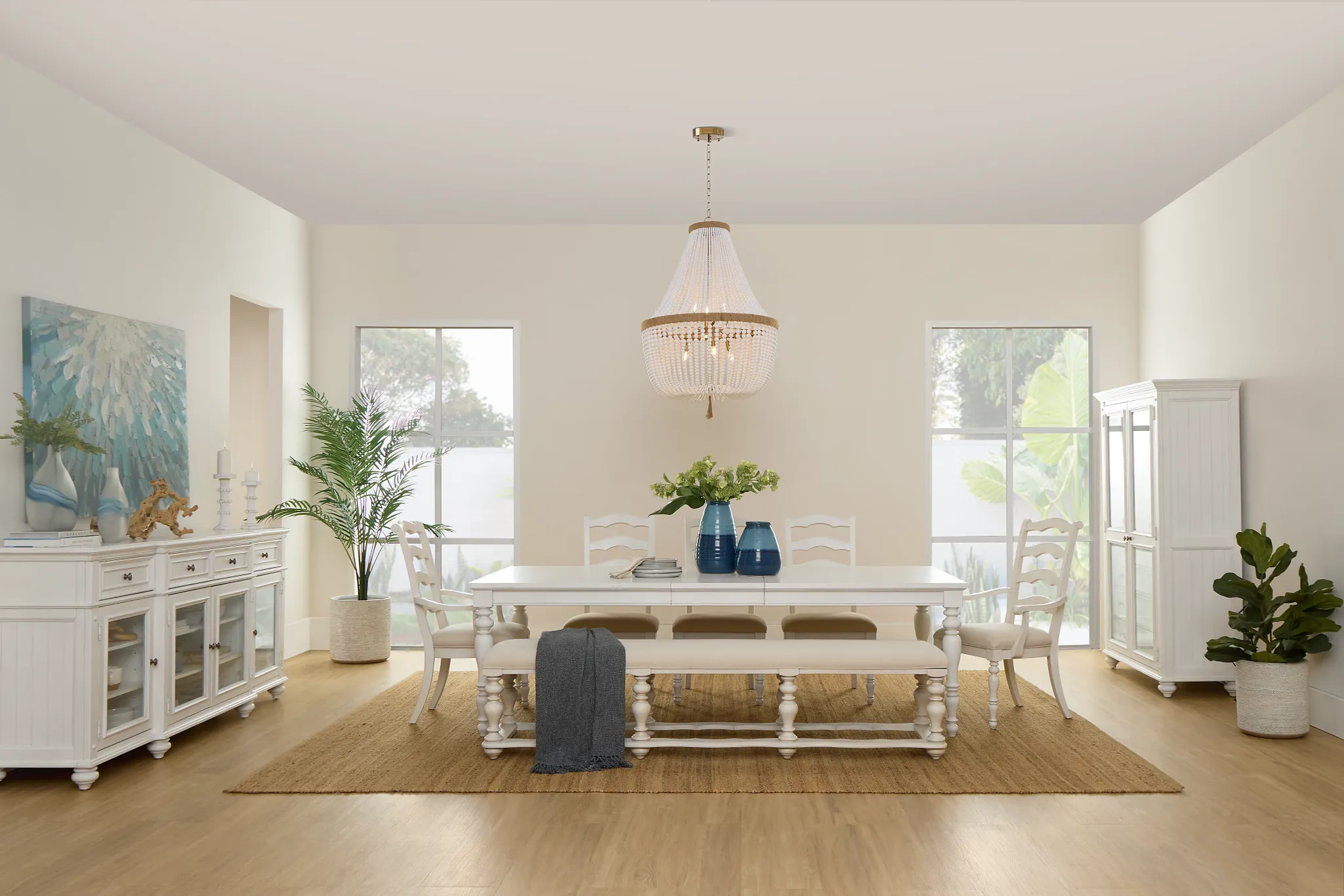 Savannah Ivory Rectangular Table