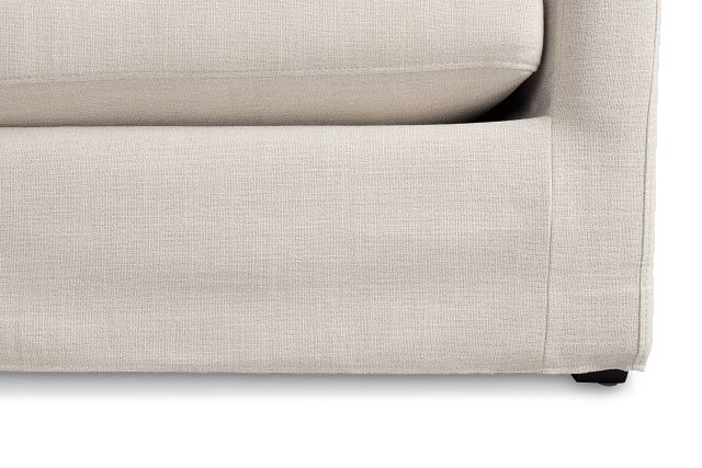 Willow Light Beige Fabric Large Two-arm Sectional