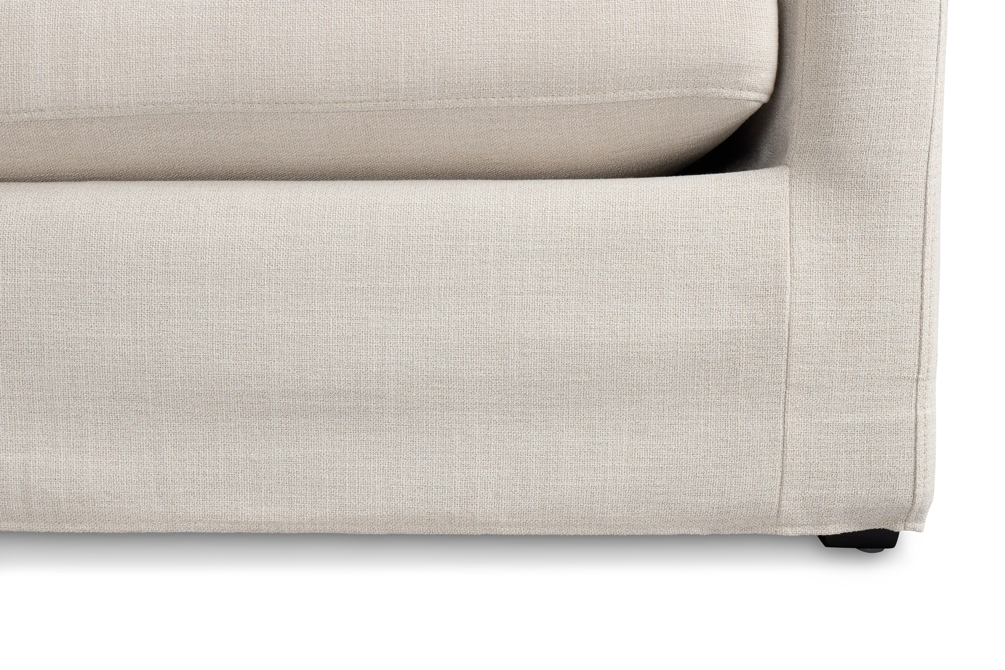 Willow Light Beige Fabric Large Two-arm Sectional