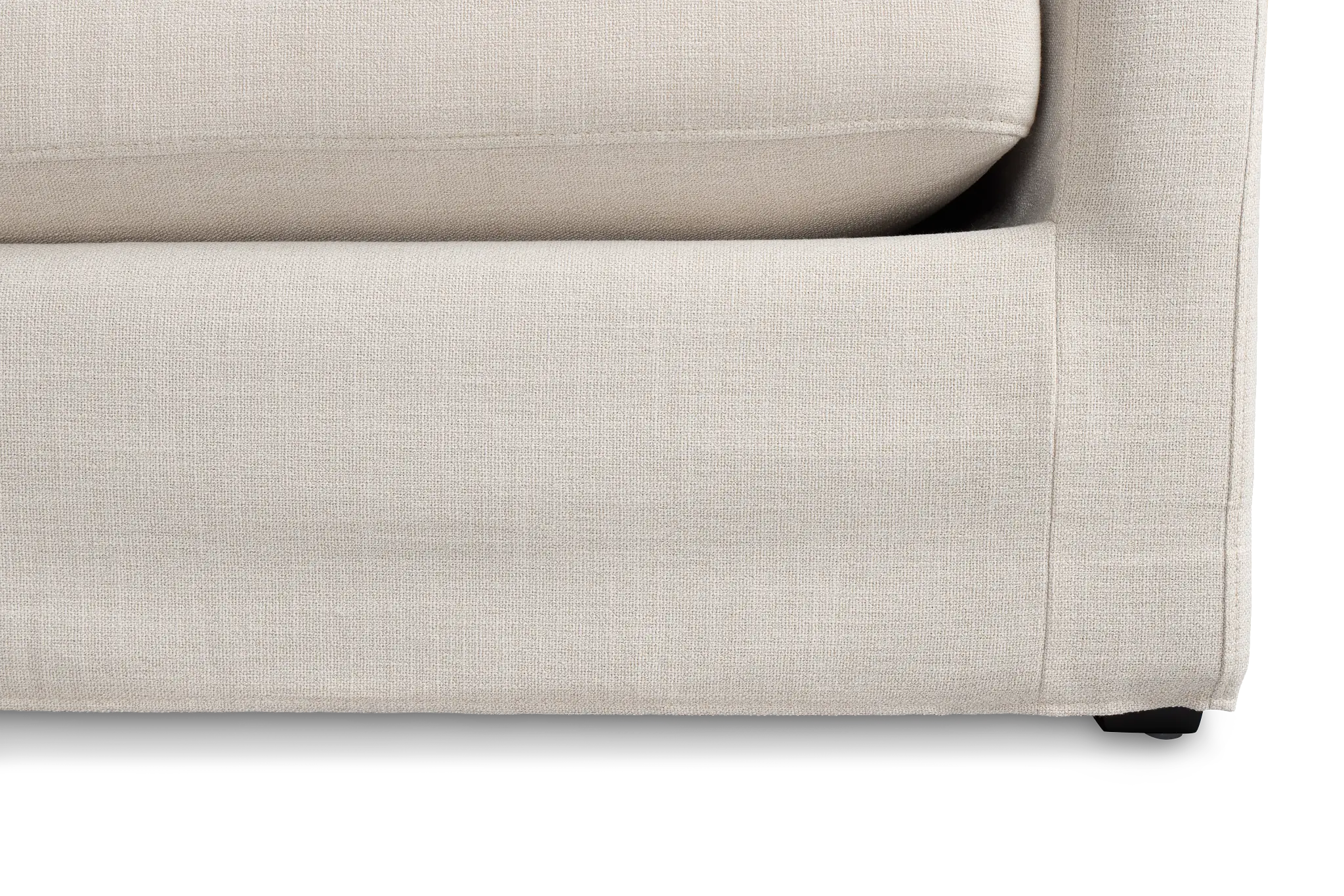 Willow Light Beige Fabric Large Two-arm Sectional Willow Light Beige Fabric Large Two-arm Sectional