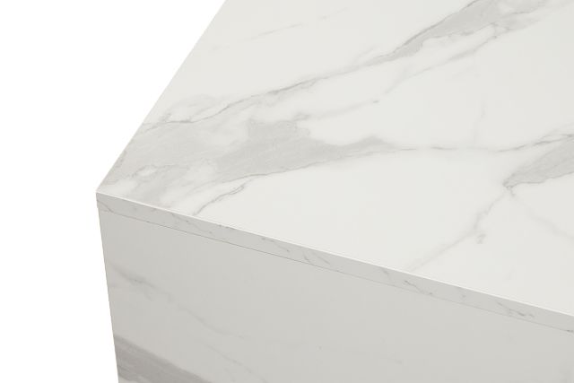 Modena White Square Coffee Table