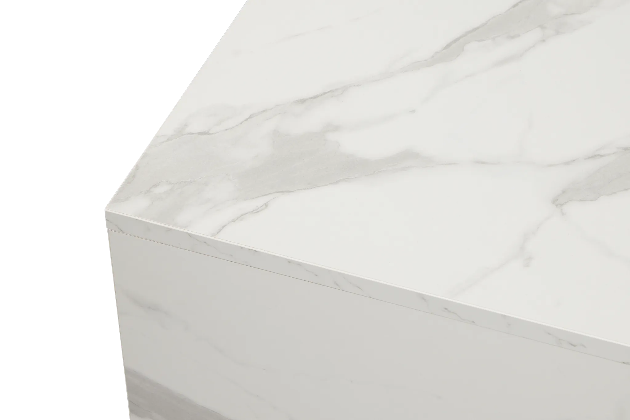 Modena White Square Coffee Table