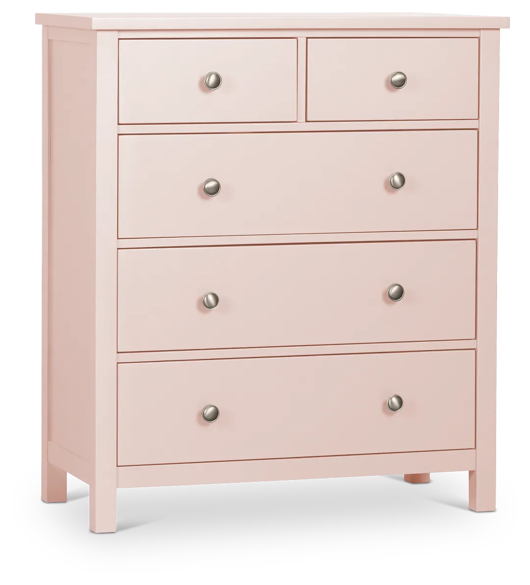 Charleston Pink 5-drawer Chest