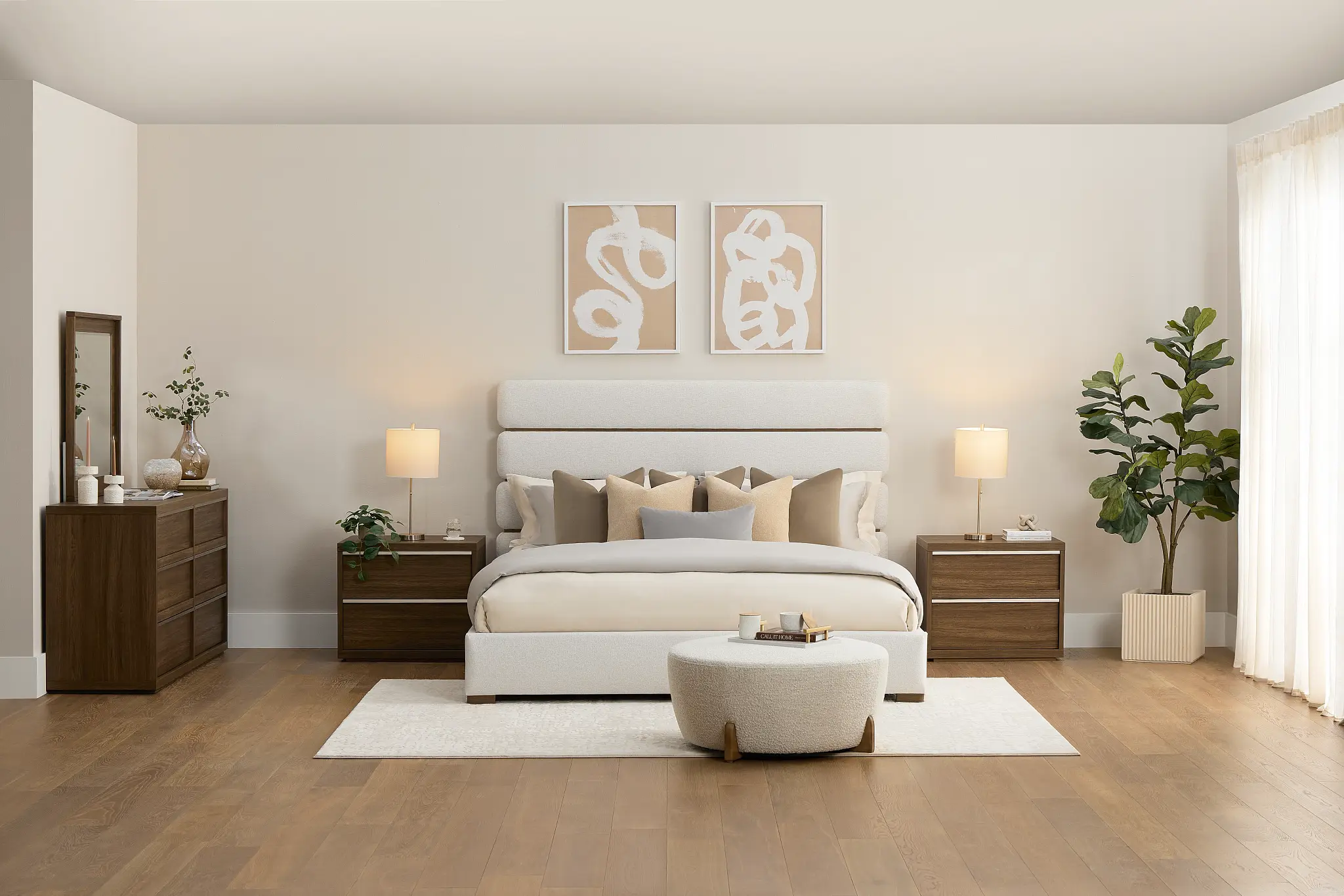 Capraia Dark Tone Panel Bed Capraia Dark Tone Panel Bed