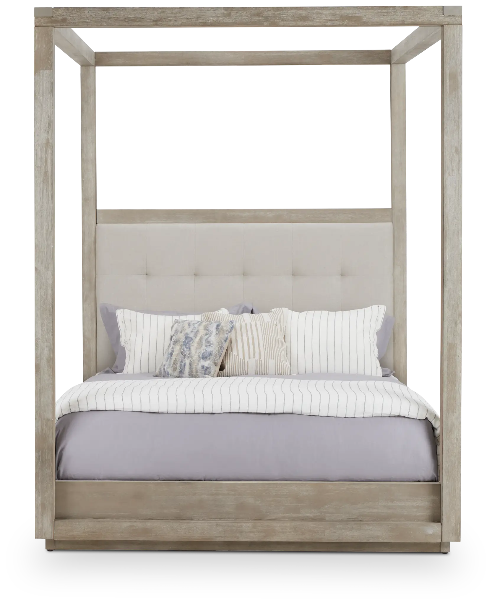 Madden Light Tone Uph Canopy Bed Madden Light Tone Uph Canopy Bed