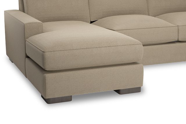 Edgewater Elite Taupe Double Chaise Sectional
