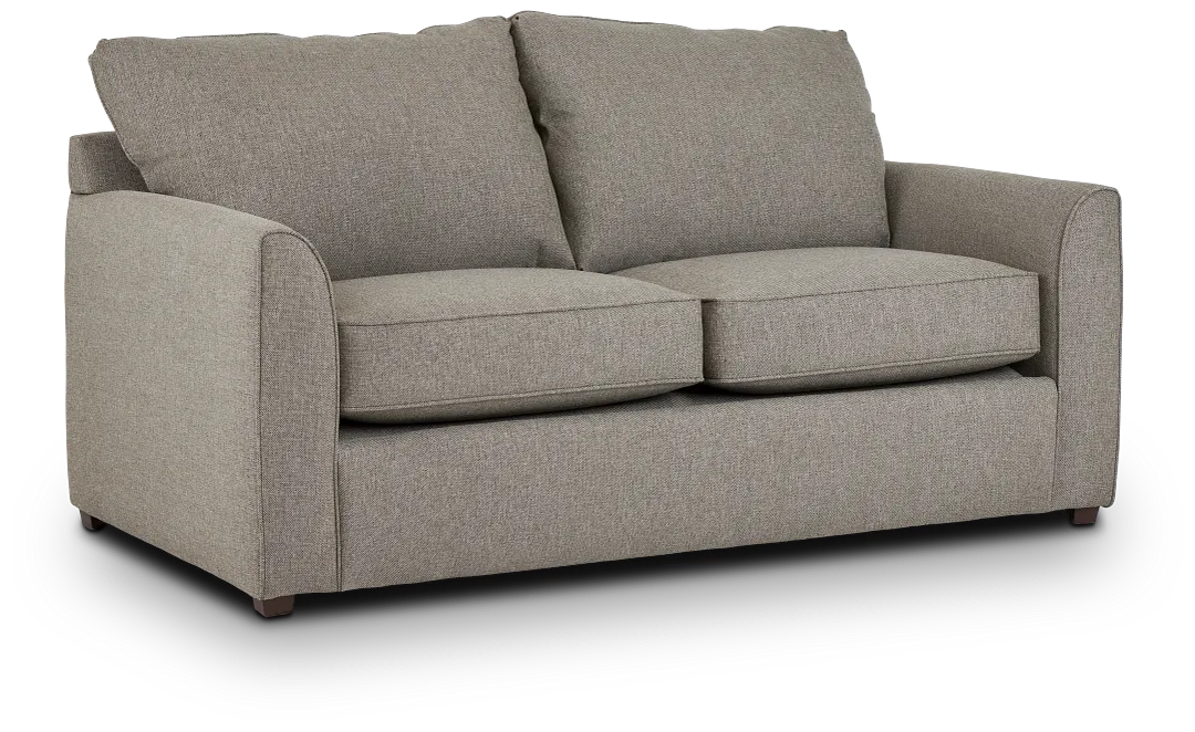 Asheville Brown Fabric Innerspring Sleeper