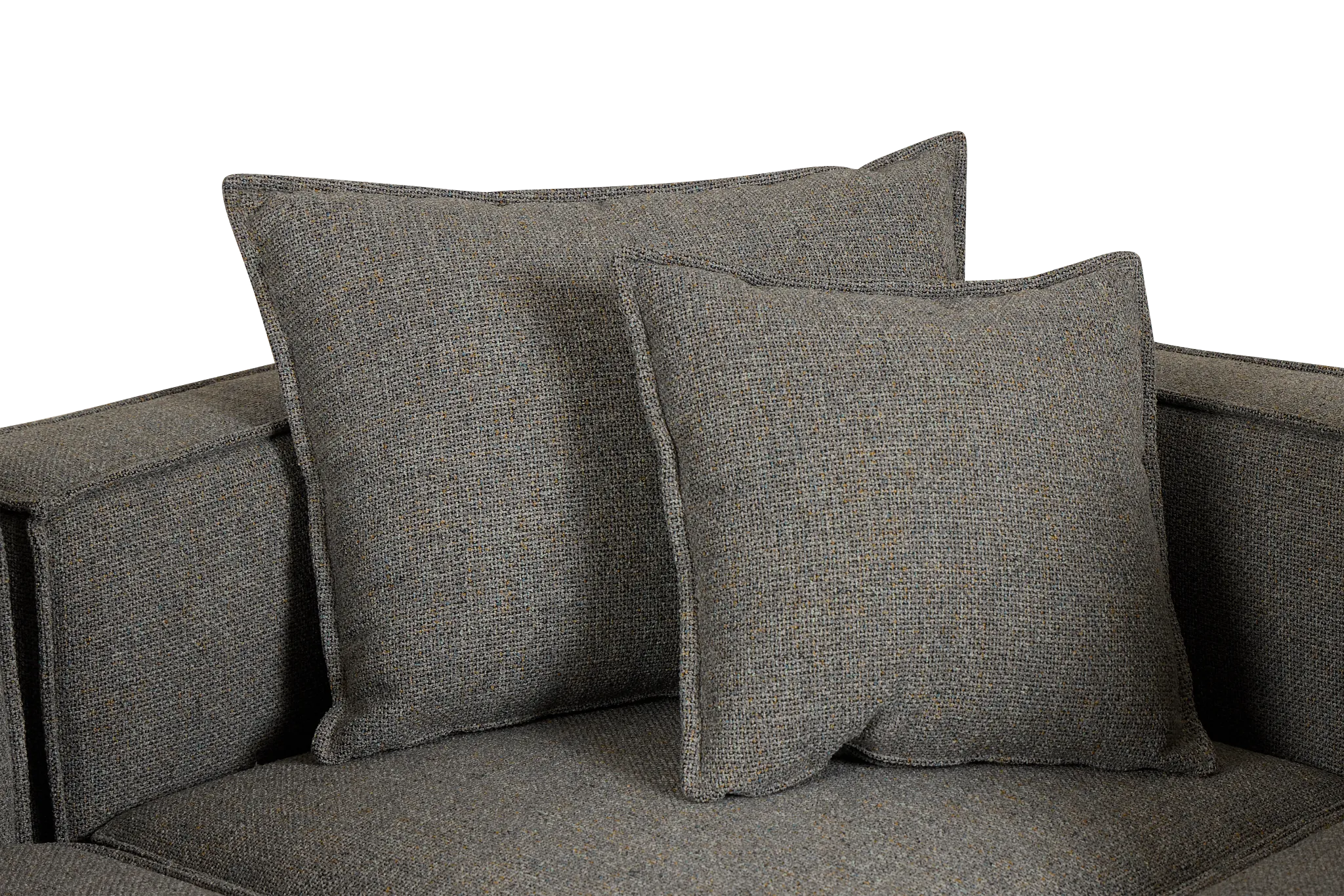 Tatum Gray Fabric 5-piece Modular Sectional