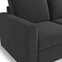 Citymod Dark Gray Fabric 2-piece Modular Sofa