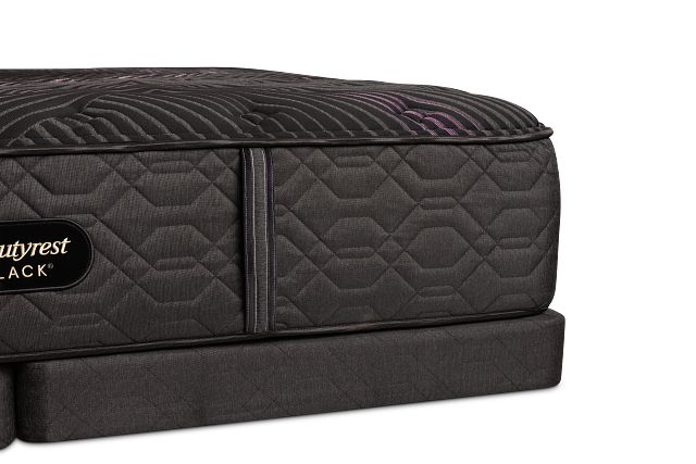 Beautyrest Black Series Two Plush Tight Top Low-profile Mattress Set